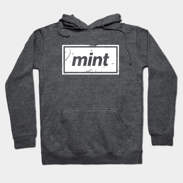 Mint – White Manchester Manc Slang Oasis Style Britpop Hoodie by Butter Creative