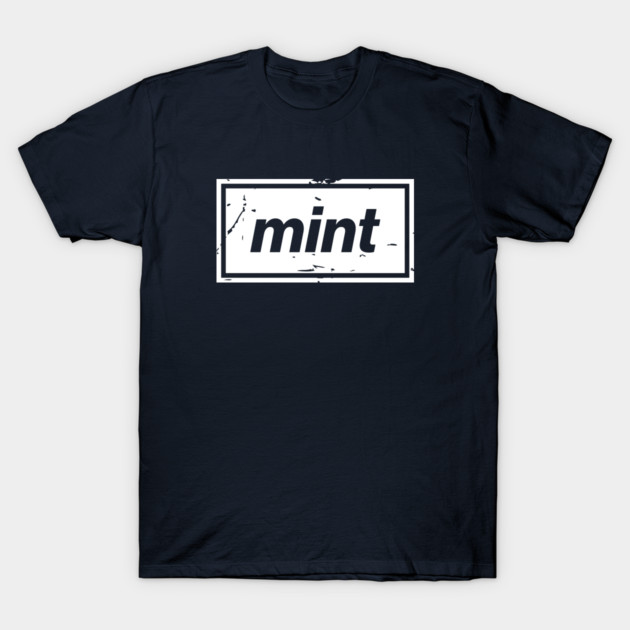 Mint – White Manchester Manc Slang Oasis Style Britpop T-Shirt by Butter Creative