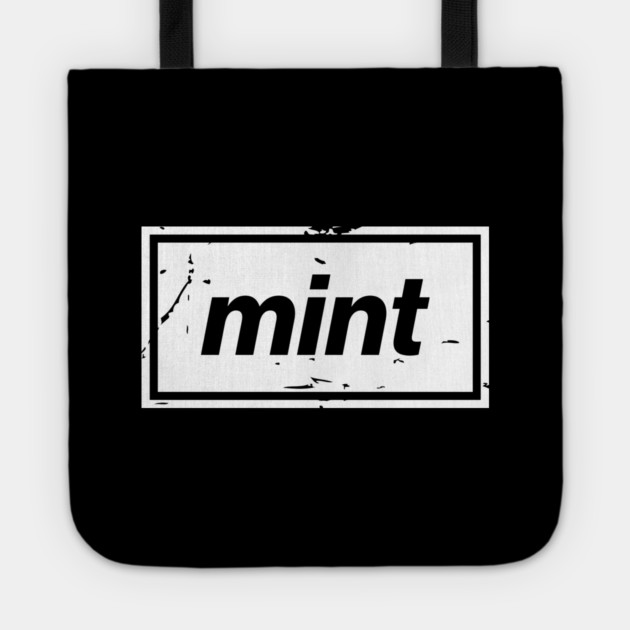 Mint – White Manchester Manc Slang Oasis Style Britpop Tote by Butter Creative