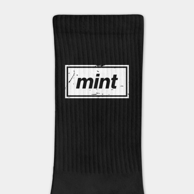 Mint – White Manchester Manc Slang Oasis Style Britpop by Butter Creative