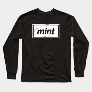 Mint – White Manchester Manc Slang Oasis Style Britpop Long Sleeve T-Shirt