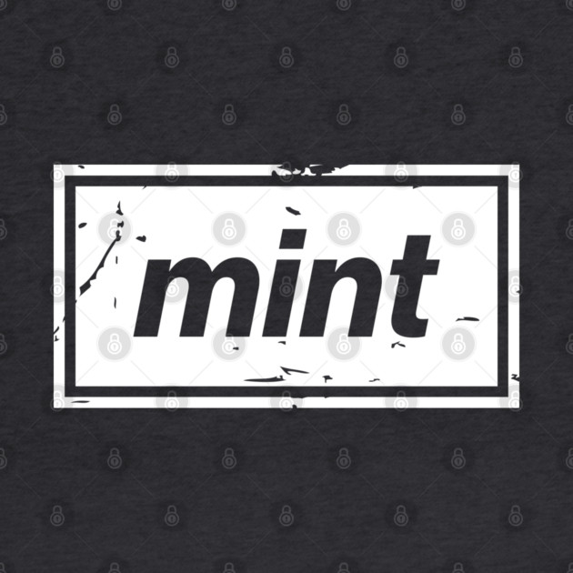 Mint – White Manchester Manc Slang Oasis Style Britpop by Butter Creative