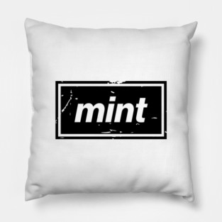 Mint – Black Manchester Manc Slang Oasis Style Britpop Pillow