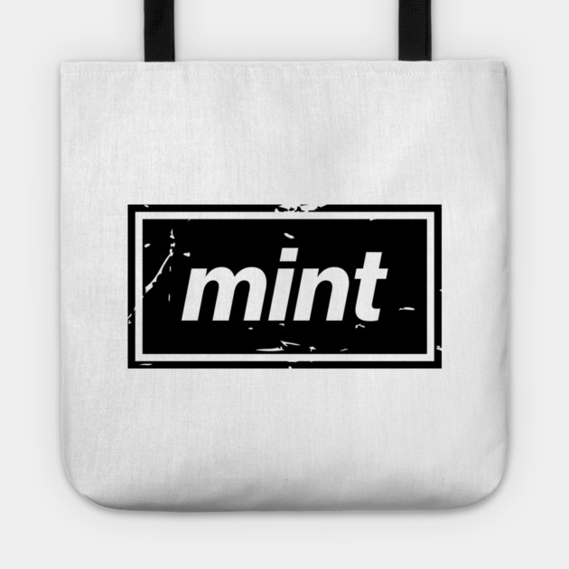 Mint – Black Manchester Manc Slang Oasis Style Britpop Tote by Butter Creative