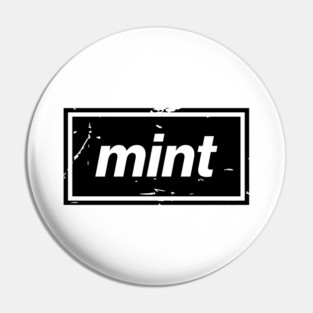 Mint – Black Manchester Manc Slang Oasis Style Britpop Pin