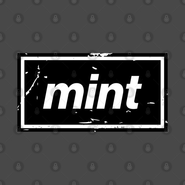 Mint – Black Manchester Manc Slang Oasis Style Britpop by Butter Creative