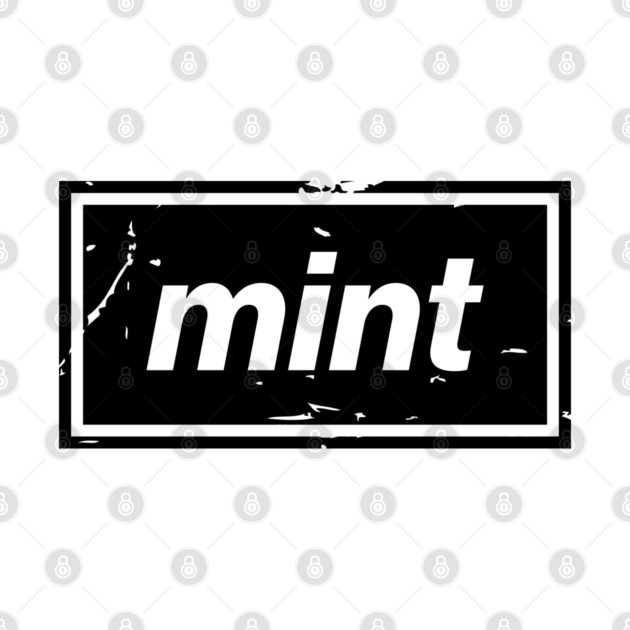 Mint – Black Manchester Manc Slang Oasis Style Britpop by Butter Creative