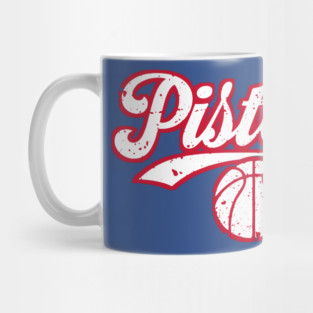 Pistons Retro Mug
