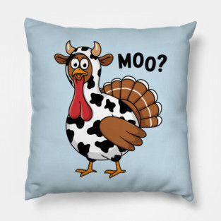 Turkey-Moo Pillow