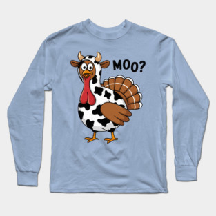 Turkey-Moo Long Sleeve T-Shirt
