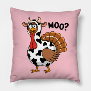 Turkey-Moo Pillow