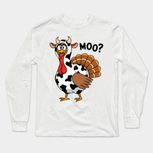 Turkey-Moo Long Sleeve T-Shirt