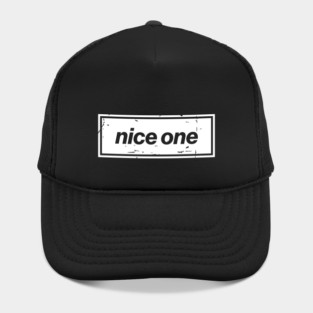 Nice One – Black Manchester Manc Slang Oasis Style Britpop Hat