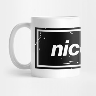 Nice One – Black Manchester Manc Slang Oasis Style Britpop Mug