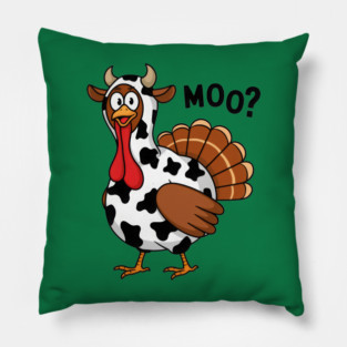Turkey-Moo Pillow