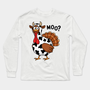 Turkey-Moo Long Sleeve T-Shirt
