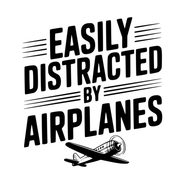 Easily Distracted by Airplanes by Frank Ring