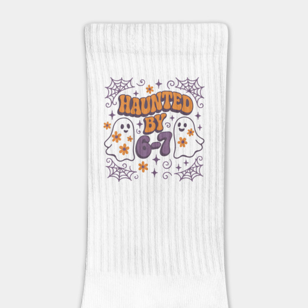 Haunted by 6–7 Distressed Ghost Math Halloween Graphic by MakerMind8.2