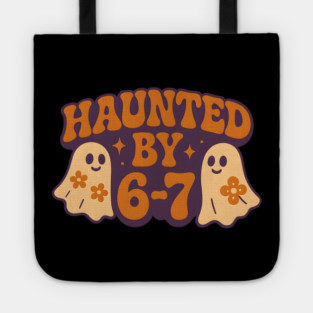 Haunted by 6–7 Math Ghosts Funny Halloween Graphic Tote