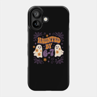 Haunted by 6–7 Funny Ghost Math Halloween Graphic Phone Case