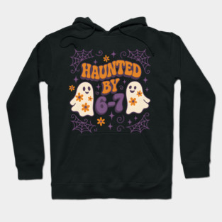 Haunted by 6–7 Funny Ghost Math Halloween Graphic Hoodie