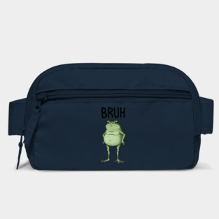 Cute Frog Serving Big Bruh Energy fun design Bag