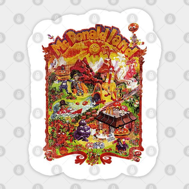 McDonaldland - McDonald's Restaurant Sticker by nicklower
