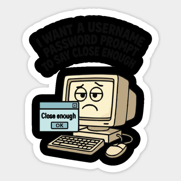 Funny Computer quote Magnet by Marketing's Store