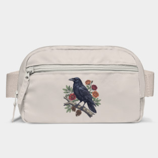 Mysterious Raven Nature Gothic Aesthetic Bag