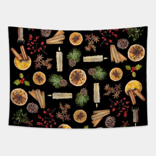 Winter Solstice Celebration Pattern Tapestry