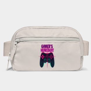 Gamer Heartbeat Retro Video Game Player Boys Men Gaming Bag