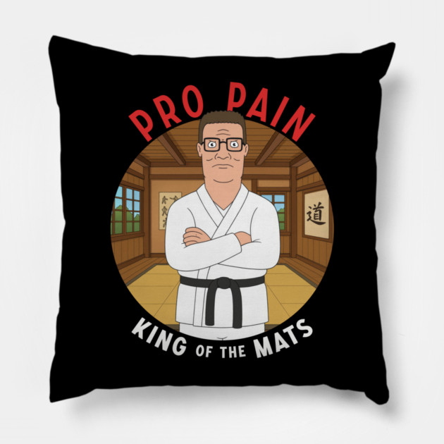 Pro Pain - King of the Mats Pillow by Tv Moments