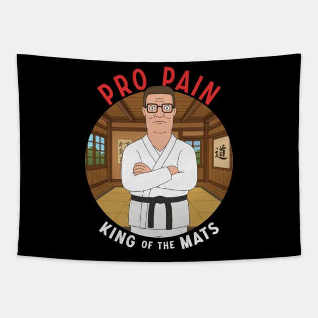 Pro Pain - King of the Mats Tapestry by Tv Moments