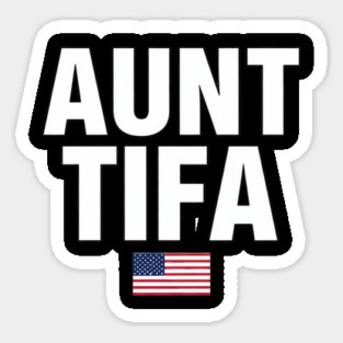 Aunt Tifa American Flag | Proud Aunt Gift Patriotic Family Magnet