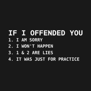 If I offended you funny enough T-Shirt