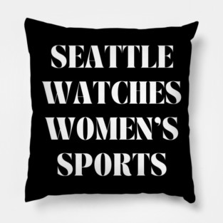 Seattle Watches Women's Sports Pillow