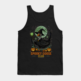 Spooky Goose - Club Goose Gone Goth Tank Top