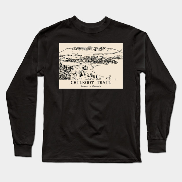 Chilkoot Trail - Yukon Long Sleeve T-Shirt by Lakeric