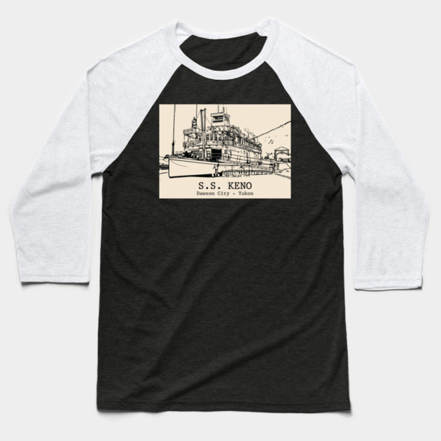 S.S. Keno - Dawson City YT Baseball T-Shirt by Lakeric