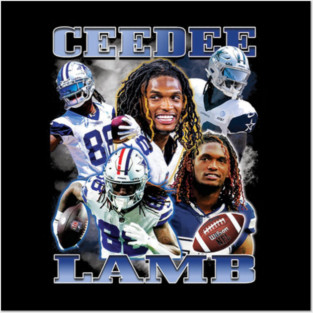 Ceedee Lamb Vintage Collage Posters and Art