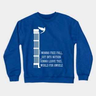 Tom Petty Free Fallin' Lyric Crewneck Sweatshirt