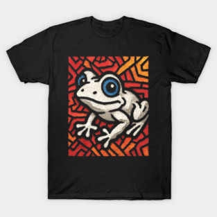 Pop Art Tribal Frog | Modern Graphic Art T-Shirt