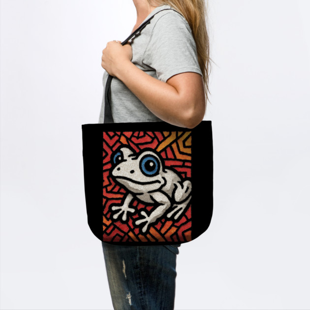 Pop Art Tribal Frog | Modern Graphic Art by TuncGK