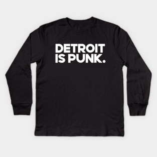 Detroit Is Punk Kids Long Sleeve T-Shirt