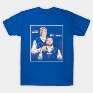 Jaxson Dart & Cam Skattebo Family Portrait T-Shirt
