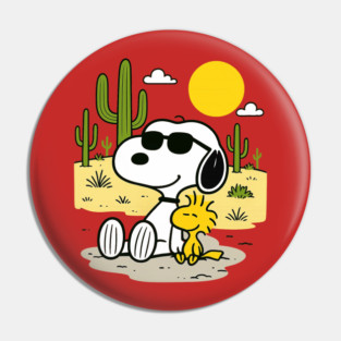 Peanuts - Summer - Snoopy & Woodstock Desert Pin