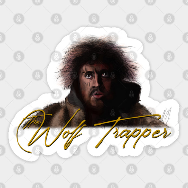 Ladyhawke: The Wolf Trapper Sticker by 51Deesigns