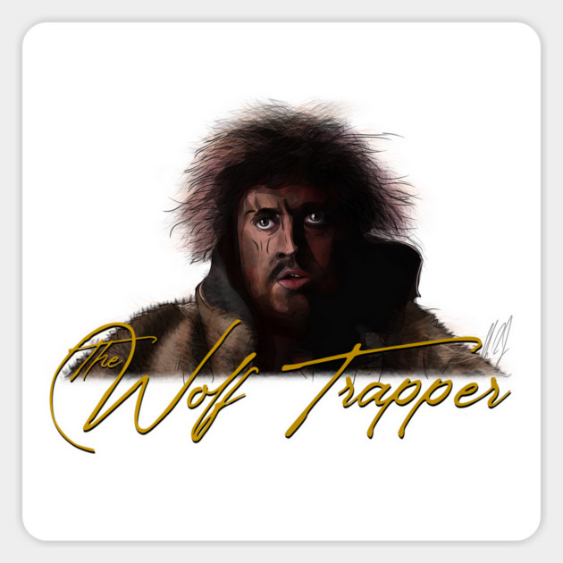 Ladyhawke: The Wolf Trapper Magnet by 51Deesigns