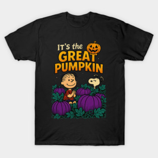 Peanuts - Snoopy And Charlie Brown It's The Great Pumpkin T-Shirt