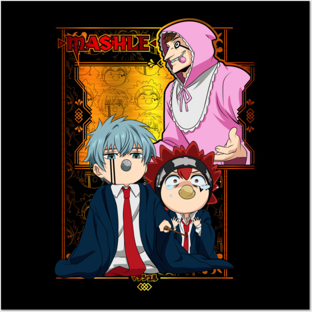 Mashle Magic and Muscles Anime Art Wall Art by Otaku Vibes